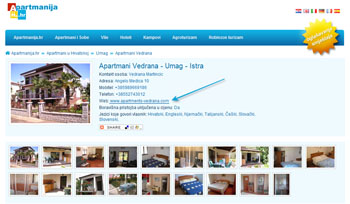 Razmjena linkova apartmani