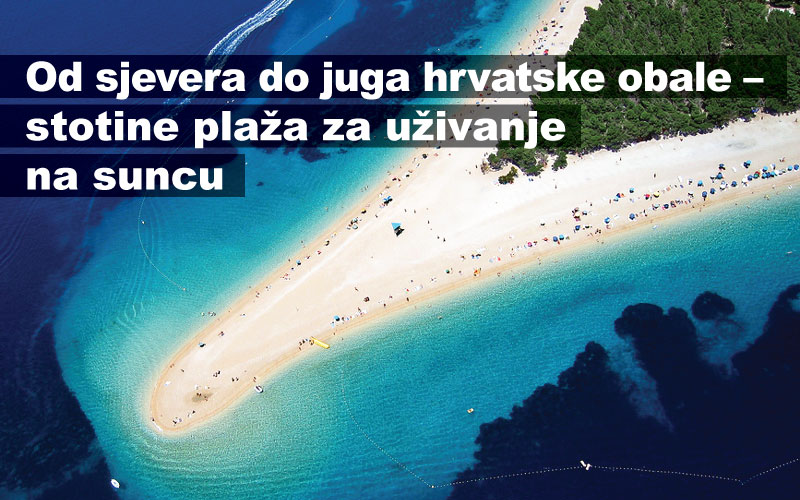 Od sjevera do juga hrvatske obale – stotine plaža za uživanje na suncu