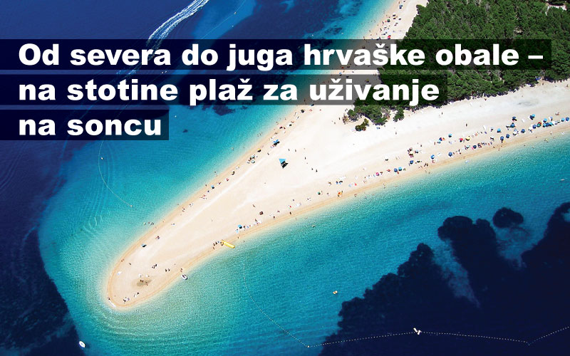 Od severa do juga hrvaške obale – na stotine plaž za uživanje na soncu