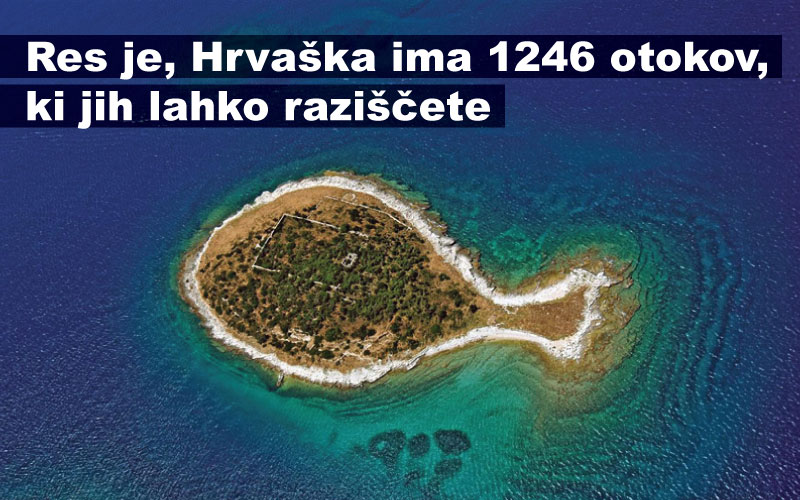 Res je, Hrvaška ima 1246 otokov, ki jih lahko raziščete 